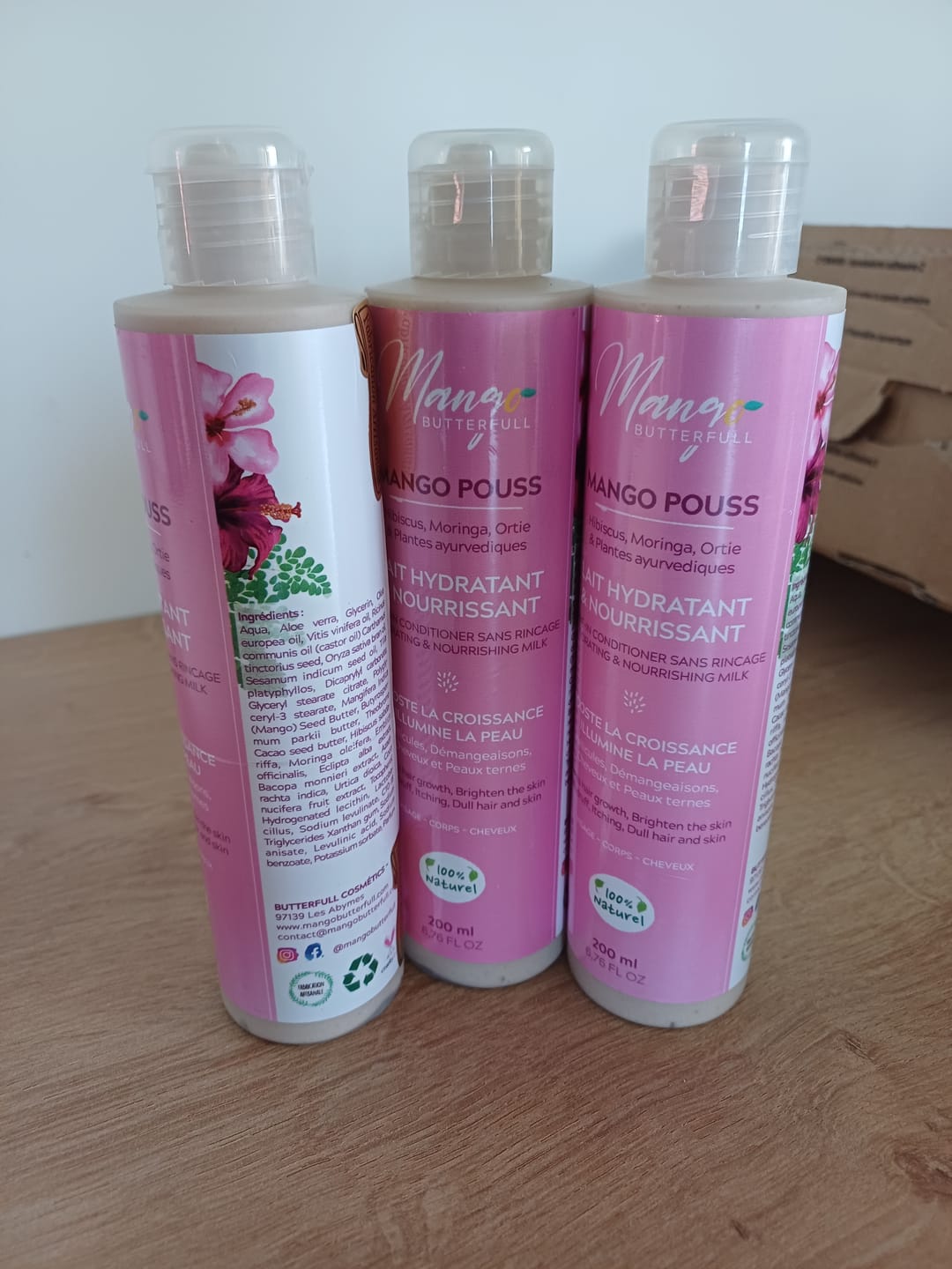 Customer photo review of Lait hydratant et nourrissant - POUSS