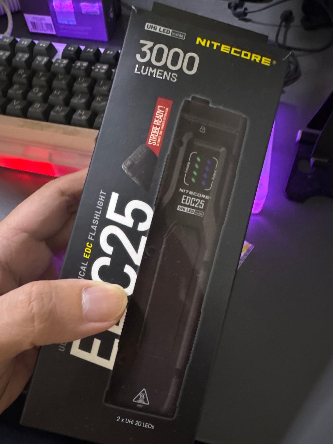 Customer photo review of EDC25 - 3000 lumens