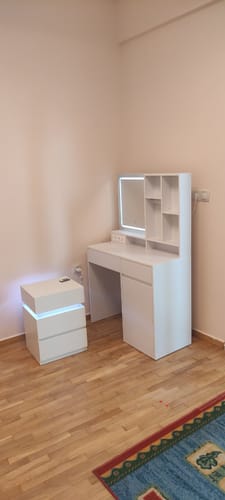 Customer photo review of Κομοδίνο με LED φωτισμό Βοηθητικό Τραπέζι Κρεβατοκάμαρας Σαλονιού B34-LET630T10