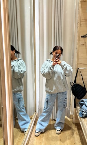 Customer photo review of Pantalón Bag Blue R