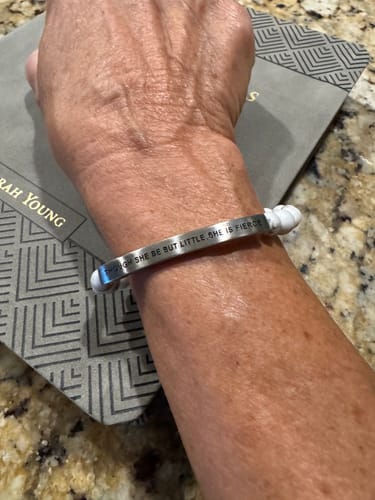 Customer photo review of THOUGH SHE IS LITTLE, SHE IS FIERCE - (POS)