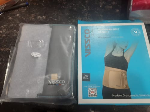 Customer photo review of Abdominal Belt (10") |Supports the Weak Abdominal Muscles to Relieve Pain (Beige)