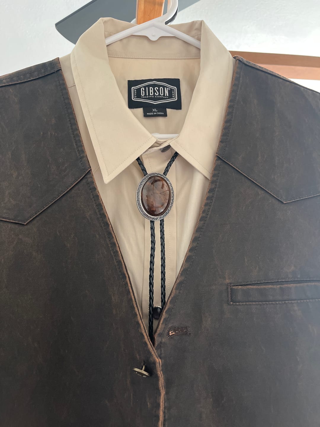 Customer photo review of The Canyon Stone- Bolo Tie and Gift Box