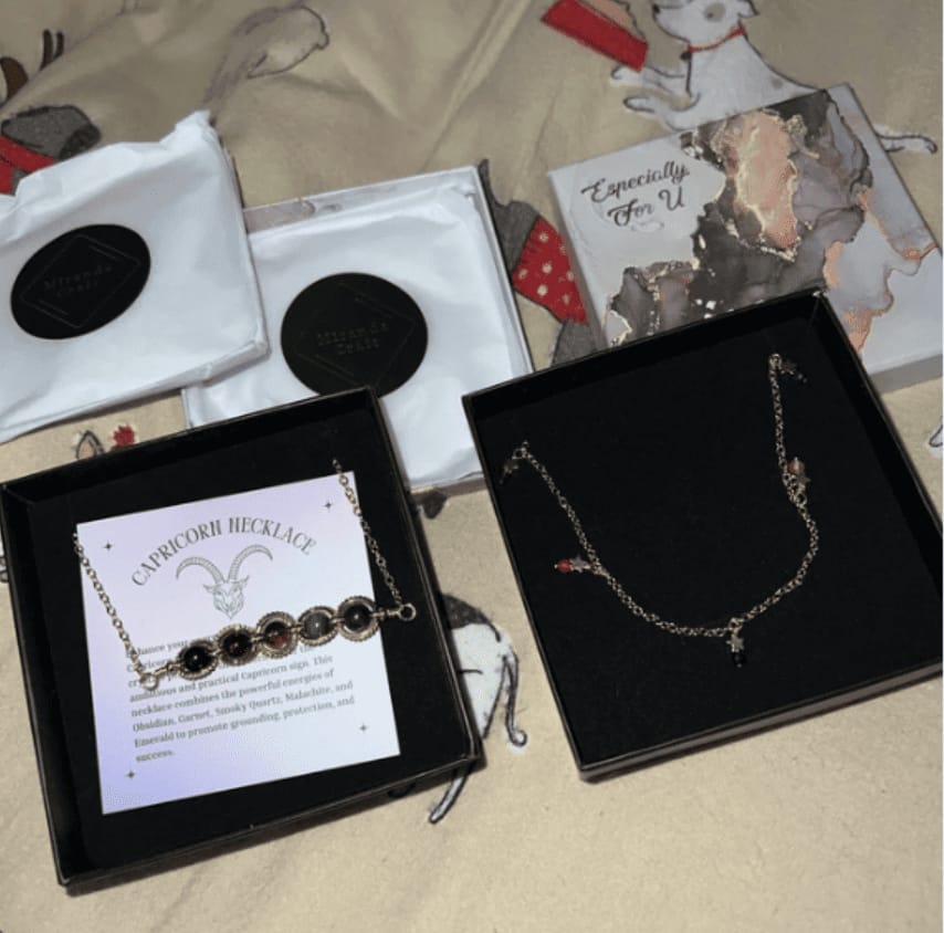 Customer photo review of Capricorn Necklace