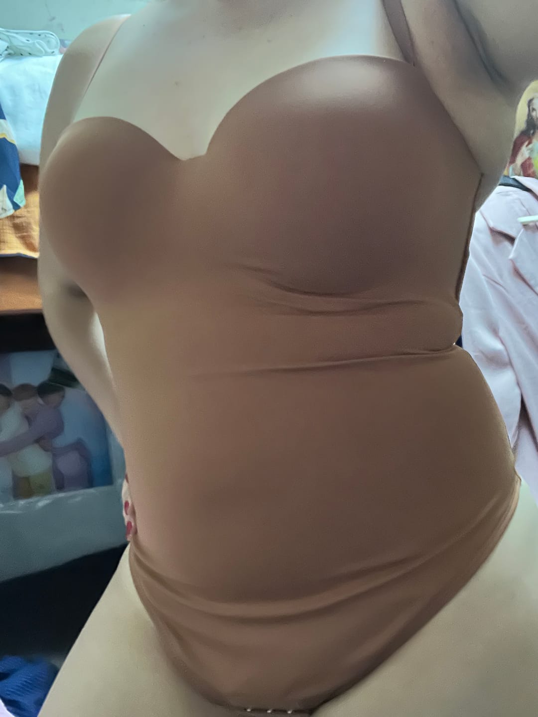 Customer photo review of Premium Strapless Bodysuit