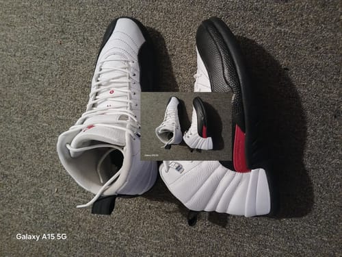 Customer photo review of Jordan 12 Retro Taxi Flip