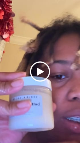 Customer video review of PEACH Better Than Oil Moisturizing Loc Cream