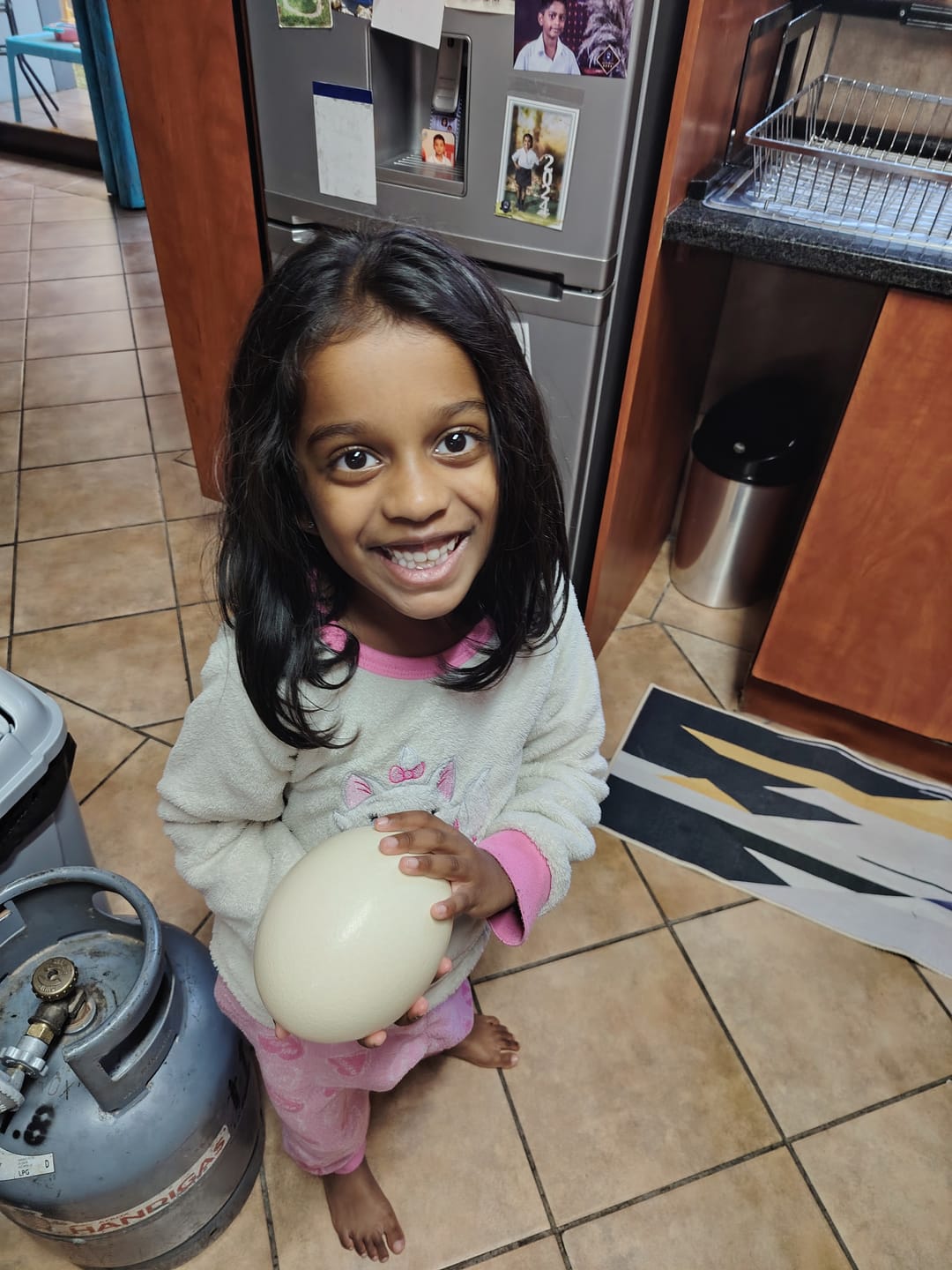 Customer photo review of Fresh Ostrich Egg