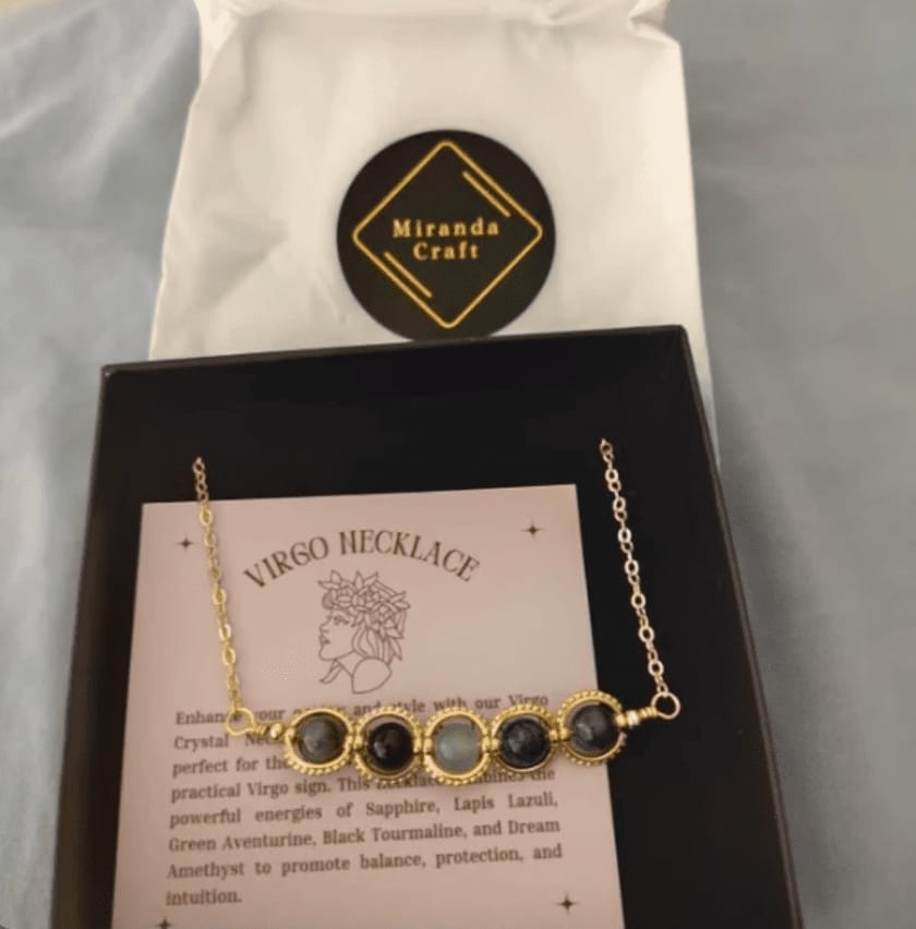 Customer photo review of Virgo Necklace