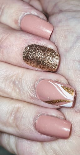 Customer photo review of New Years | Nail Polish Wrap