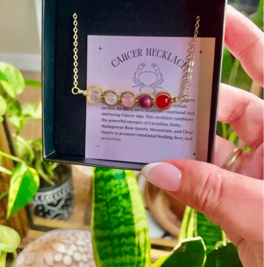 Customer photo review of Cancer Necklace
