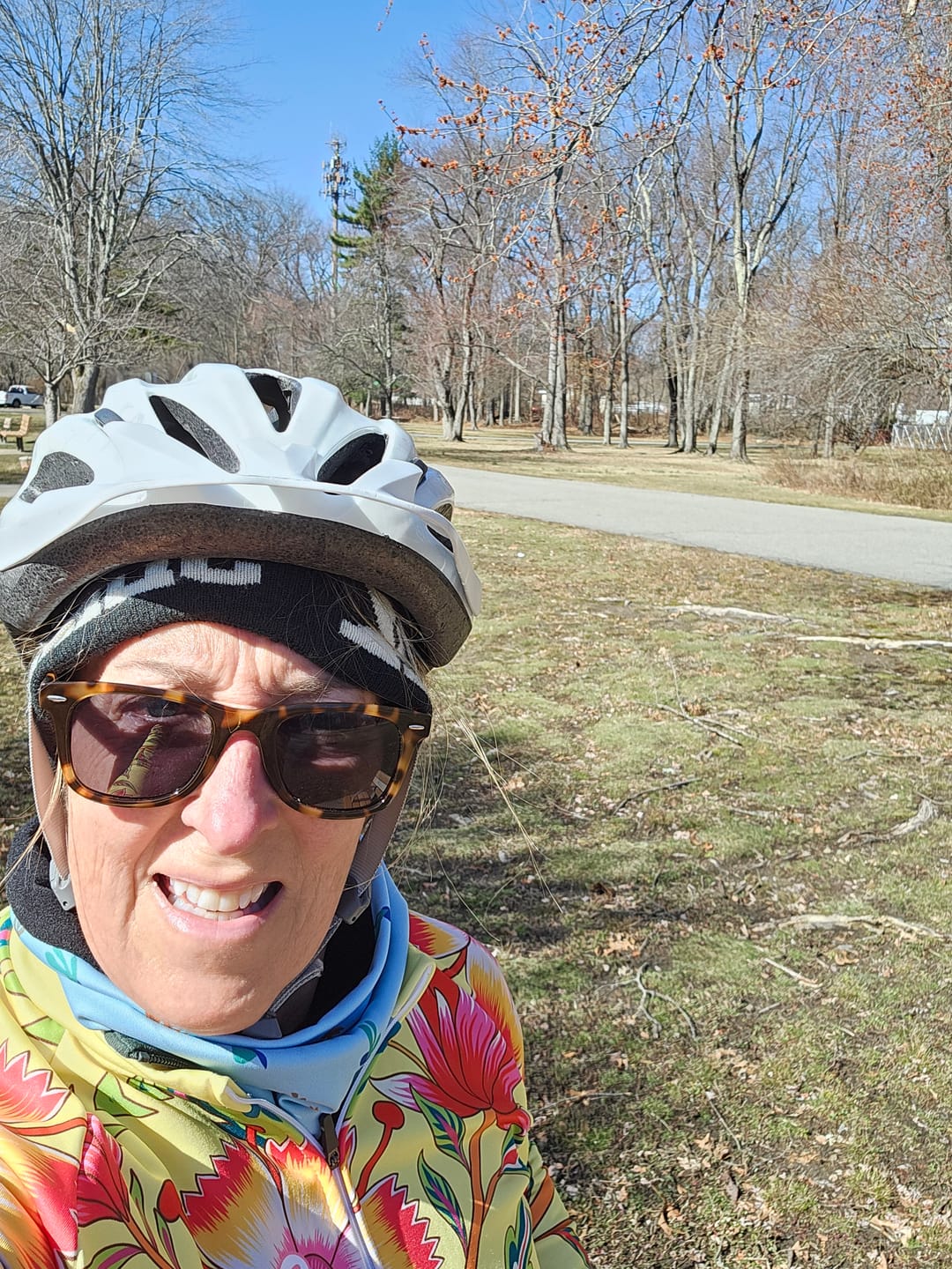 Customer photo review of Wildflower Ride | Women's Long Sleeve Cycling Jersey