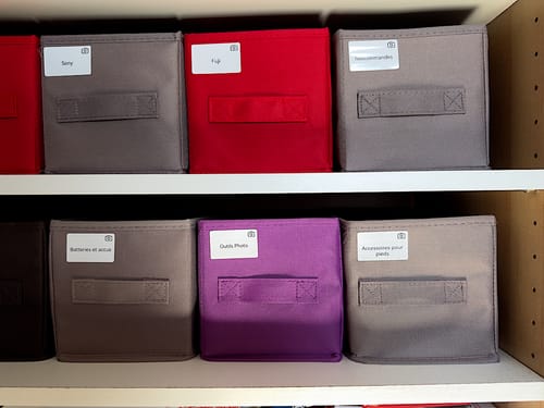 Customer photo review of Cable Labels, Efficient Cable Management and Organization