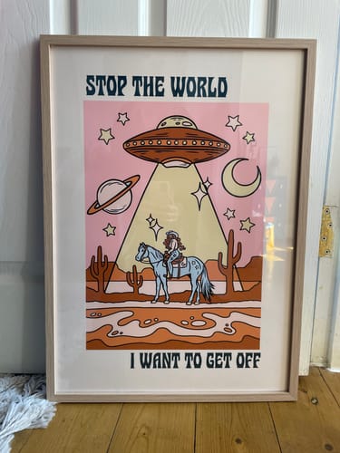 Customer photo review of OAK WOOD STYLE A2 FRAME