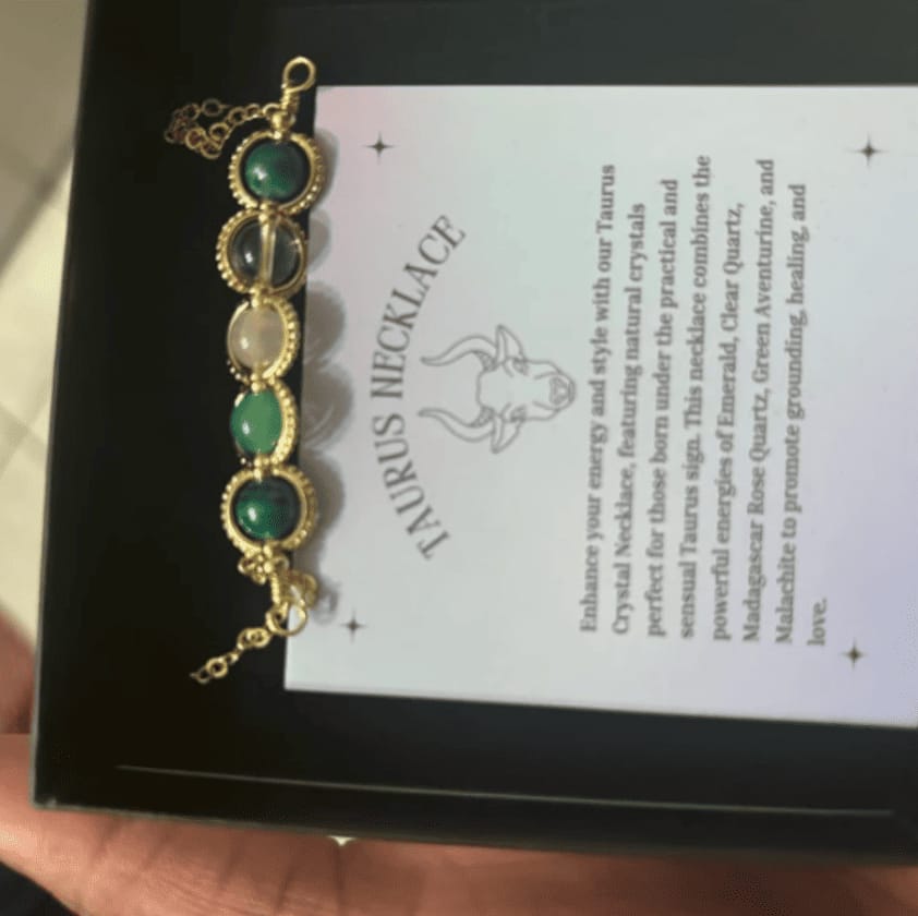 Customer photo review of Taurus Necklace