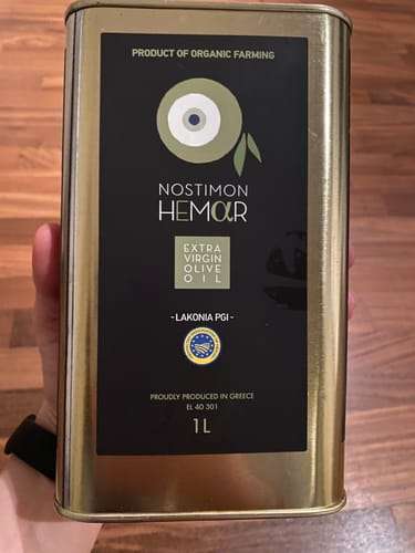 Customer photo review of Organic Evoo Nostimon PGI Lakonia - 1L
