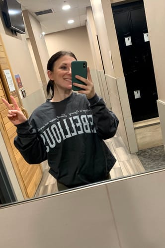 Customer photo review of PROVE THEM WRONG | OVERSIZED LONG SLEEVE