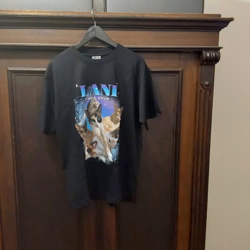 Customer photo review of 90er Vintage Katzen Foto - Individuelles T-Shirt