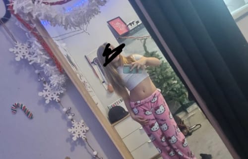 Hello Kitty pajama pants photo from customer Poppy Roberts