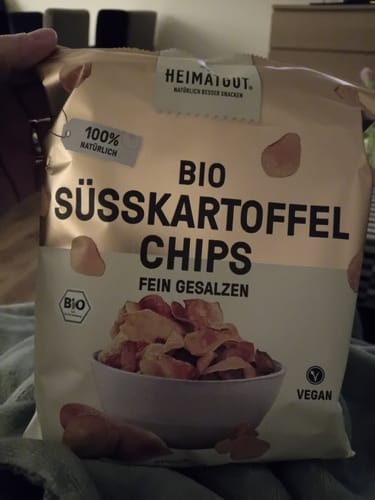 Customer photo review of Bio Süßkartoffel Chips