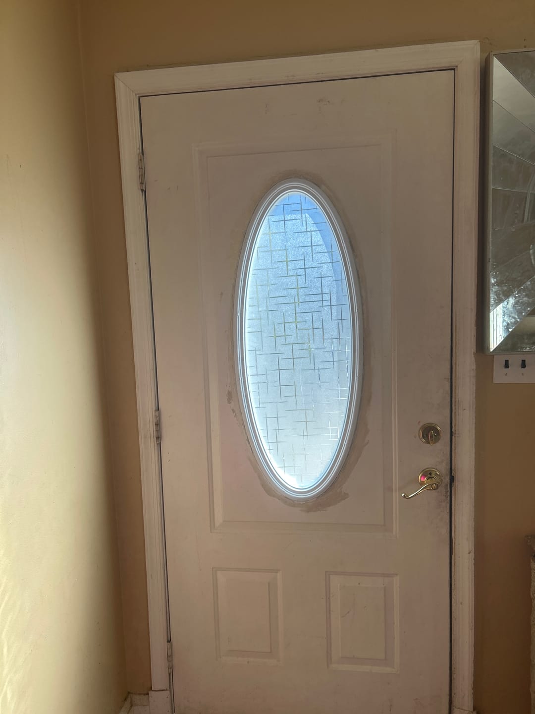 Customer photo review of Clear Oval Glass and Frame Kit