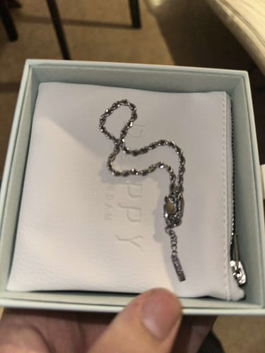 Customer photo review of CLEAN ROPE BRACELET. - 3MM WHITE GOLD