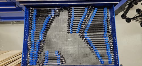Customer photo review of Toolgrid Wrench Holder Clips
