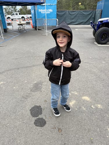 Customer photo review of Live Fast Hydro Bomber Jacket in Black