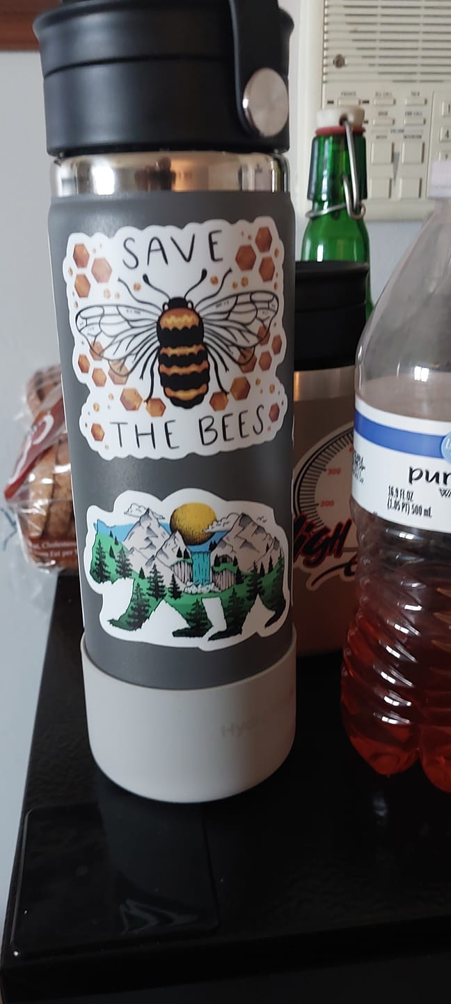Customer photo review of Bear Nature Sticker