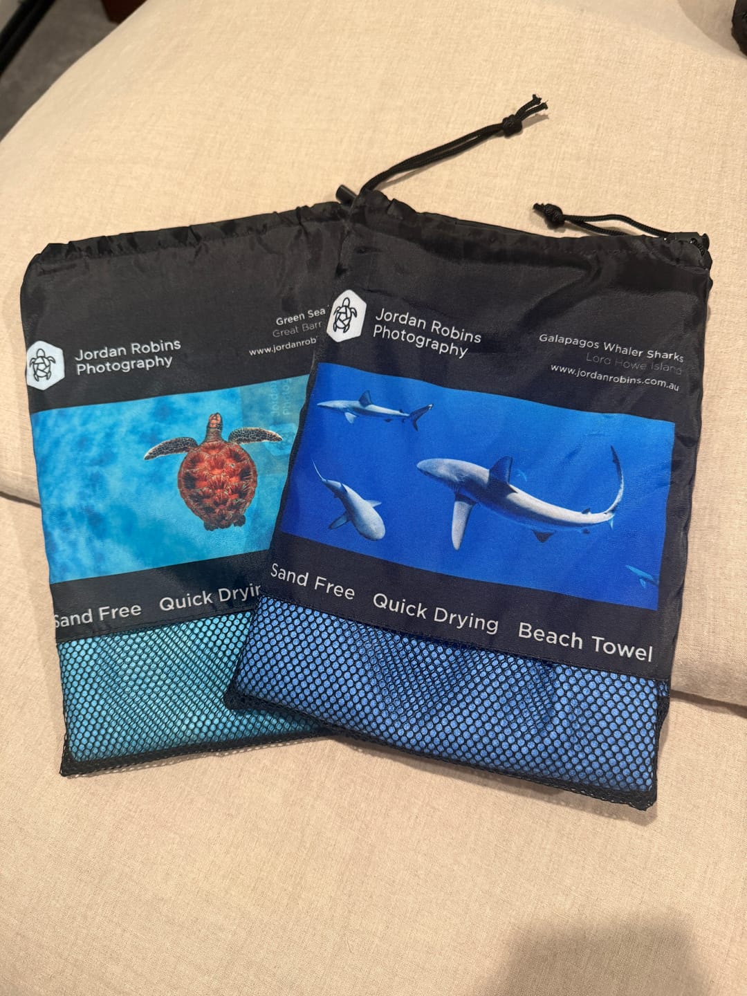 Customer photo review of Sea Turtle Clarity - Beach Towel