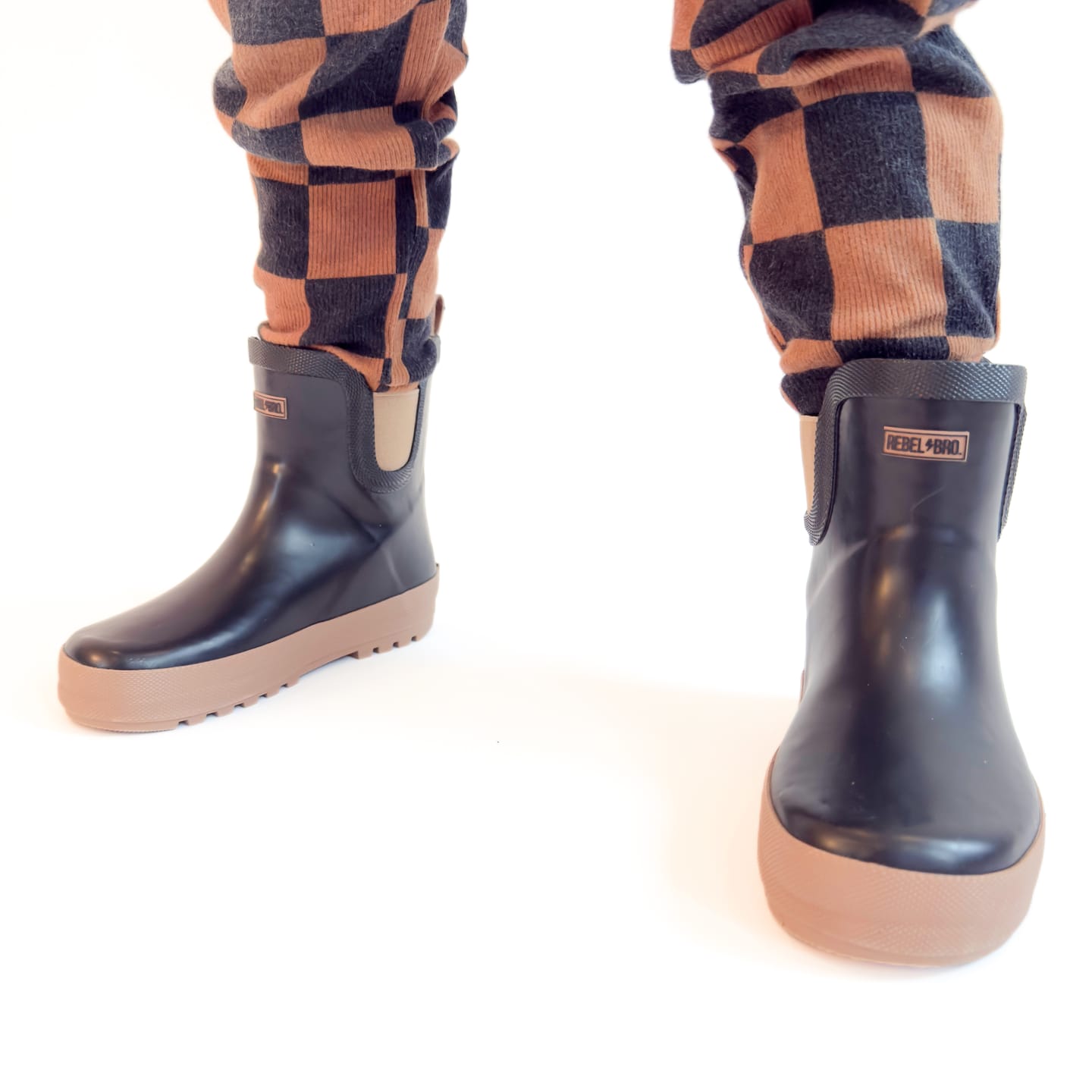 Customer photo review of The Core-Classic Midi Boot in Black / Taupe