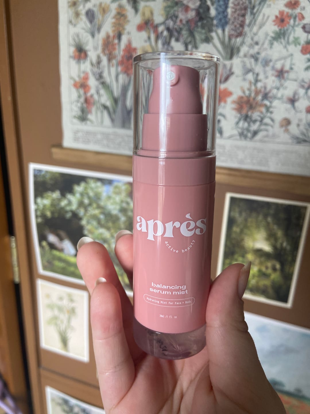 Customer photo review of Balancing Serum Face + Body Mist