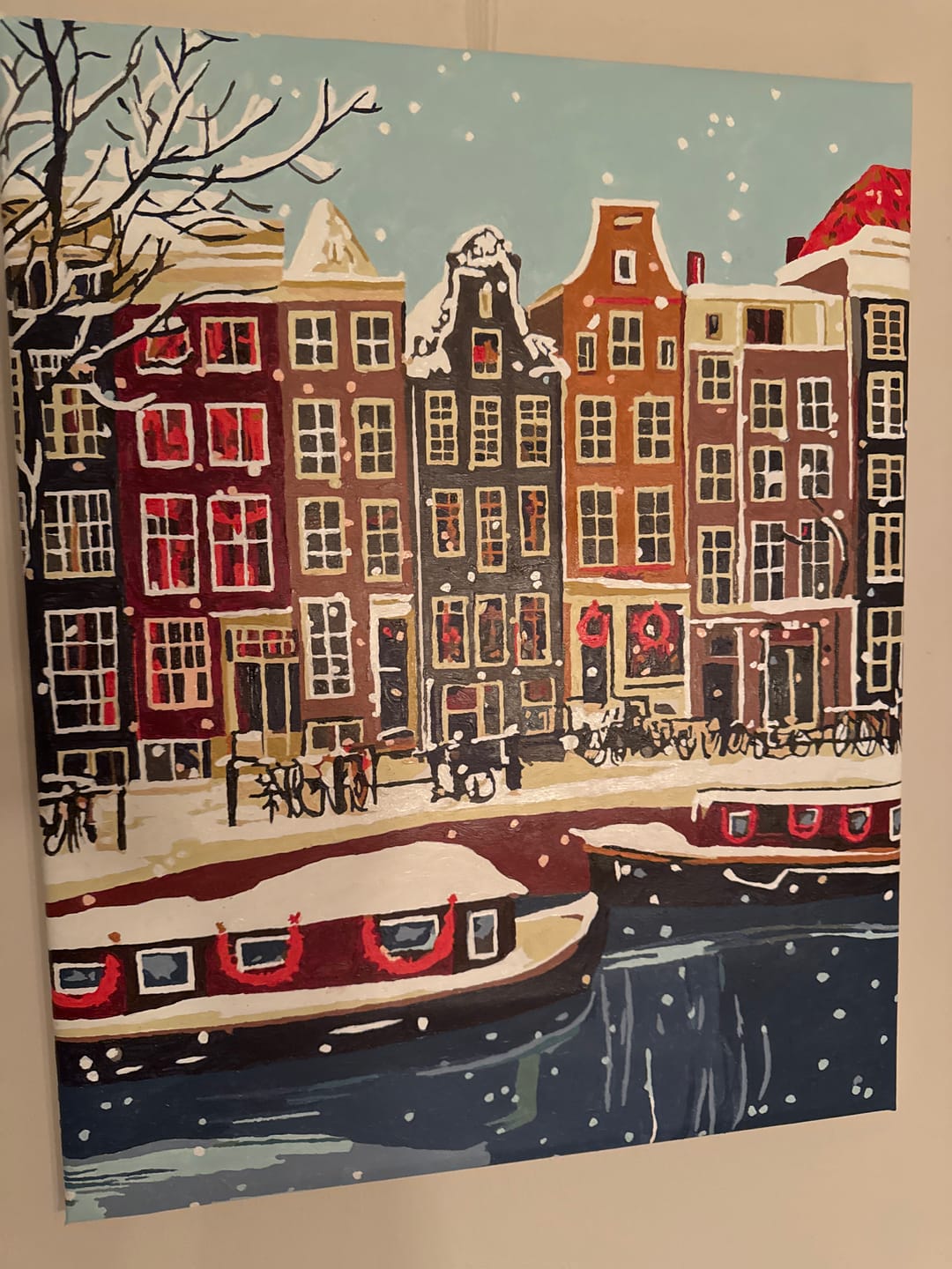Customer photo review of Malen nach Zahlen -  Weihnachten in Amsterdam