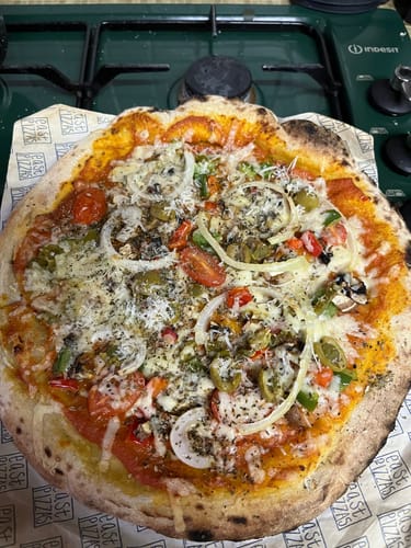 Customer photo review of Sourdough Pizza Bases
