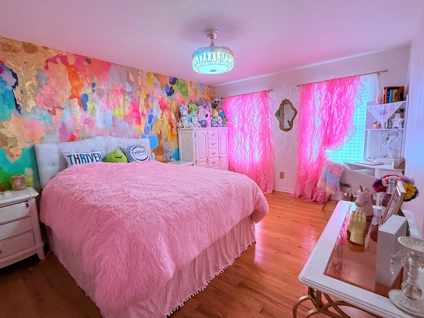 Customer photo review of "Sprinkles" Oversized Wall Mural