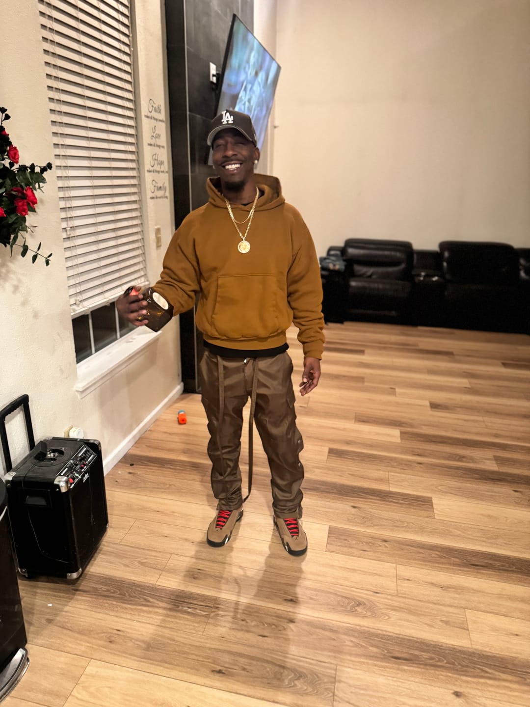 Customer photo review of Adult Hoodie - Yeezy Gap  - 6 Colors Available
