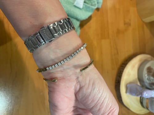 Customer photo review of Bamboo Bangle