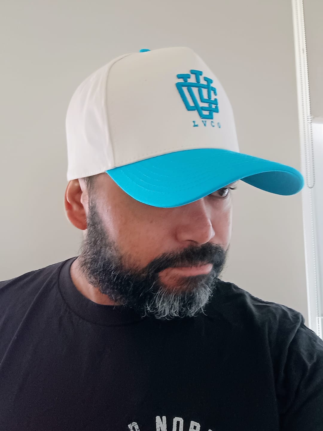 Customer photo review of LVCO "White" A-Frame Snapback