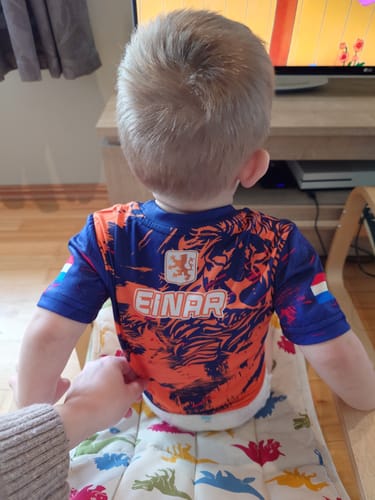 Customer photo review of Netherlands Football 2024 Go Champion Kid T Shirt LT03