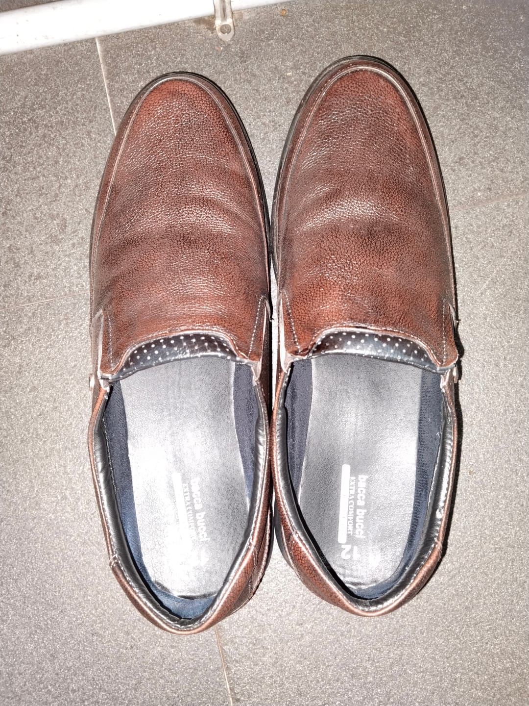 Customer photo review of Bacca Bucci Leather Office Slip-ons Formal Shoes | UK- 06 to 14