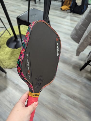 Customer photo review of Realistic Floral Edge Tape (3 pack) - Pickleball Paddle Edge Tape