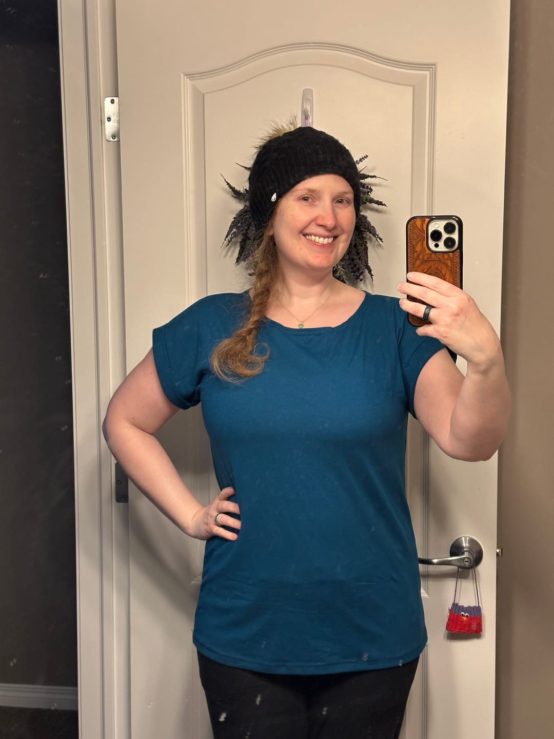 Customer photo review of *Pre-Sale* Cuff Tee
