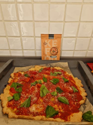 Customer photo review of PIZZA DIETA CHETOGENICA SENZA GLUTINE E LATTOSIO