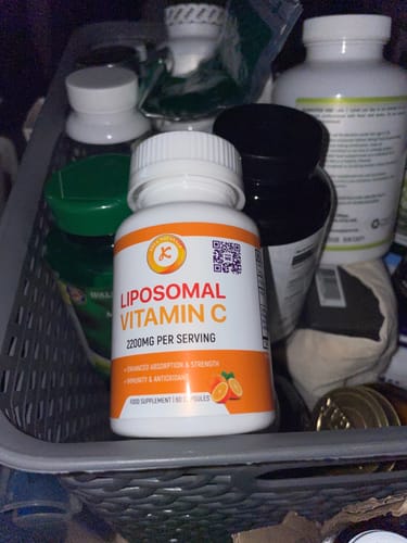 Customer photo review of Liposomal Vitamin C 2200mg