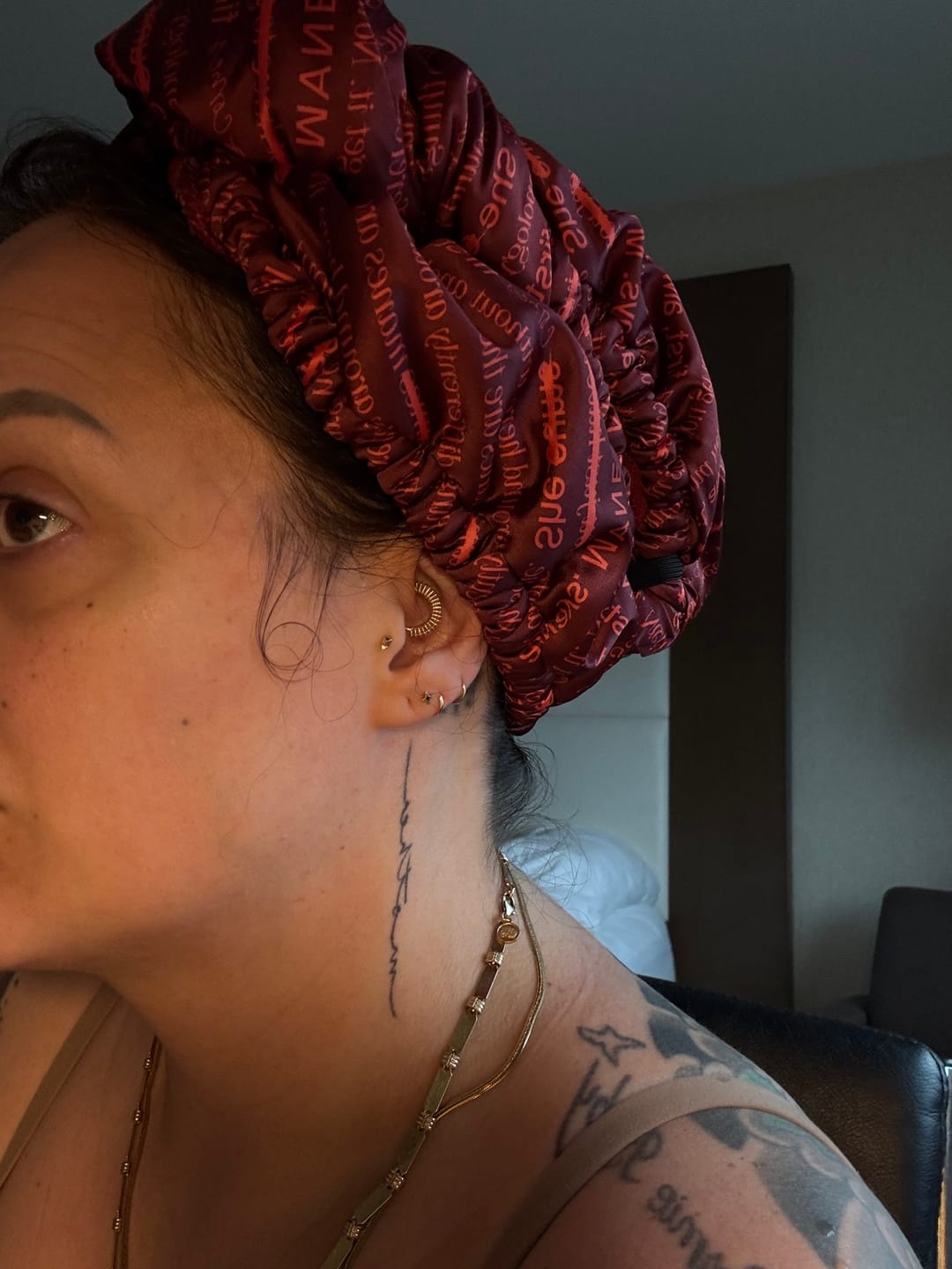 Customer photo review of MANE SQUEEZE HAIR TOWEL