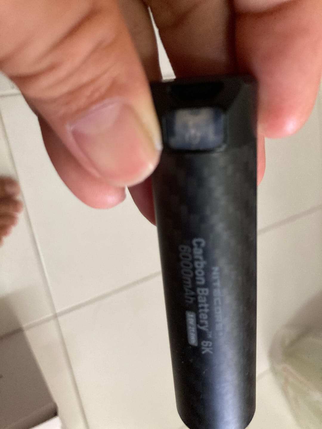 Customer photo review of Carbon Battery 6K (6,000mAh 1A)