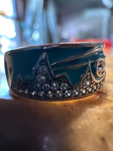 Customer photo review of Cerulean Summit Ring