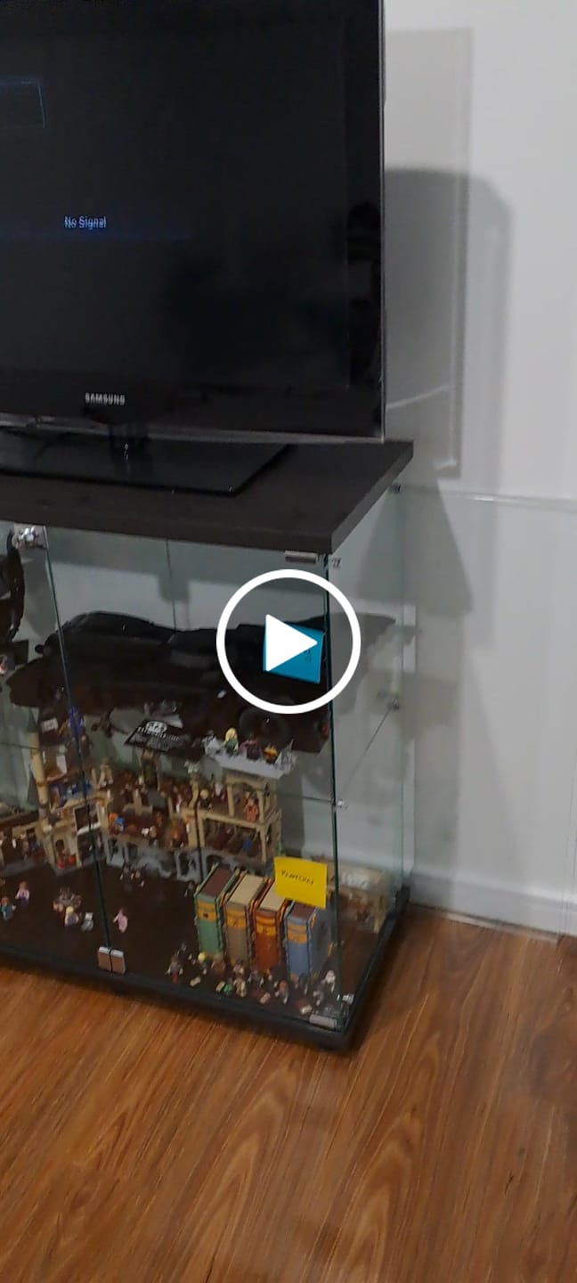 Customer video review of Stacked Black Glass Display Cabinet