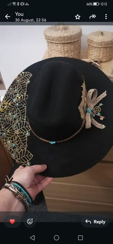 Customer photo review of Plush Felt capeline For Hats 30cm HF016