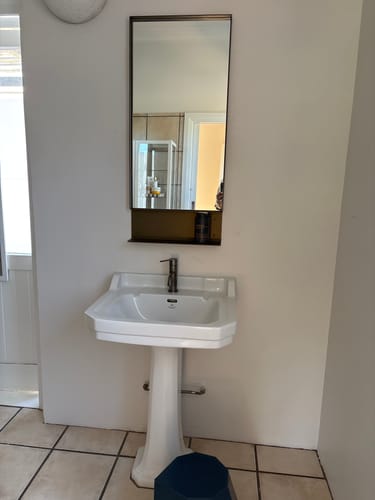 Customer photo review of FOLD Ledge Mirror